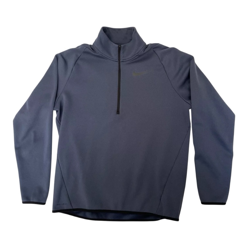 Men’s Nike Dri-Fit 1/4 Zip Pullover - Size Medium, Color Blue